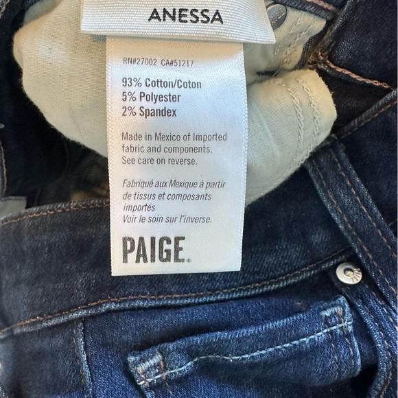 PAIGE ANESSA HIGH RISE JEANS - Picture 8 of 10